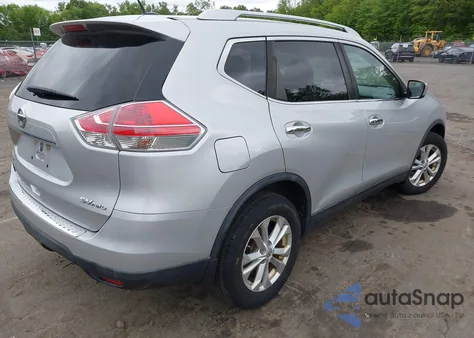 2016 Nissan Rogue Sv z USA, uszkodzony, nr VIN KNMAT2MV1GP650132